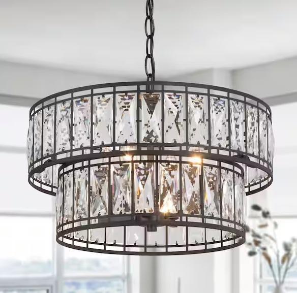 Lighting & Electrical- LNC Chandelier, SILJOY Pendant Light, WindyNation Cord - Est Retail $6,102- 1plt