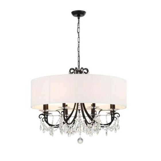 Fixtures - Crystorama Othello Drum Chandelier, Rohl Kitchen Sink, Miseno Barn Door Hardware - MSRP $5,504