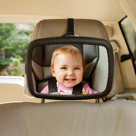 NEW - General Merchandise - SafeFit Pivoting Baby and Toddler Mirrors, Paris Hilton Butterflies Pink Throw - MSRP $309