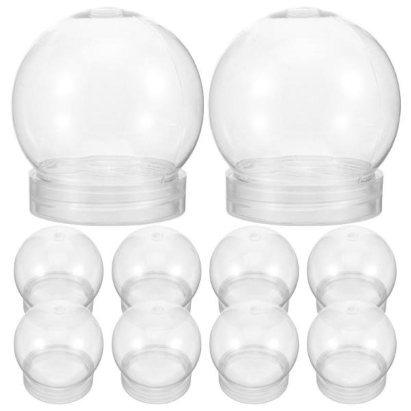 Home- YARNOW 10pcs DIY Snow Globe, BittyWolf Wood Carving Kit  - MSRP $19,813