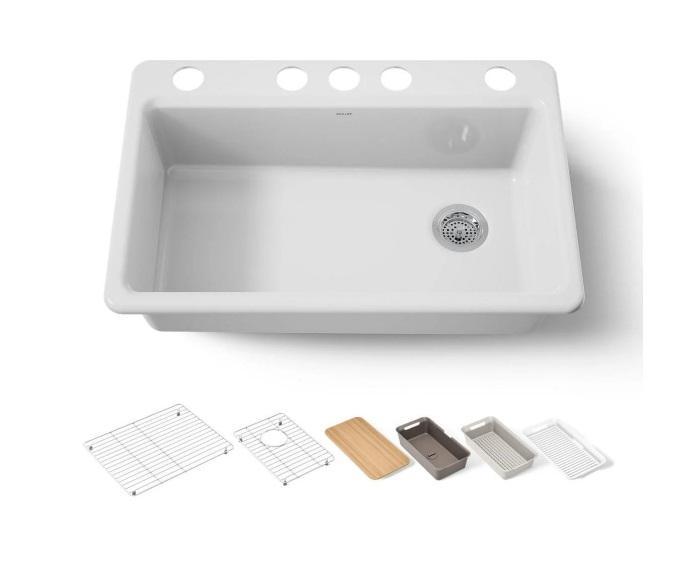 Kohler Kitchen Sink, LG Cooling Only  - MSRP $5,209