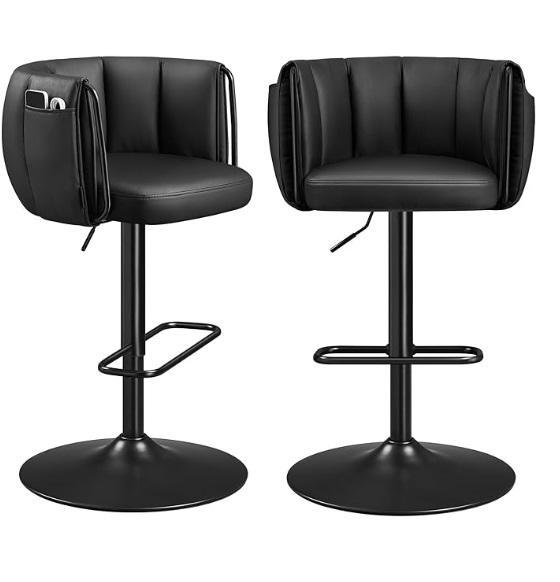 SONGMICS Home 360 Swivel Bar Stools, Bed Frame w/Storage, Tribesigns Computer Desk w/5 Drawers, Dumbells - MSRP $1,394