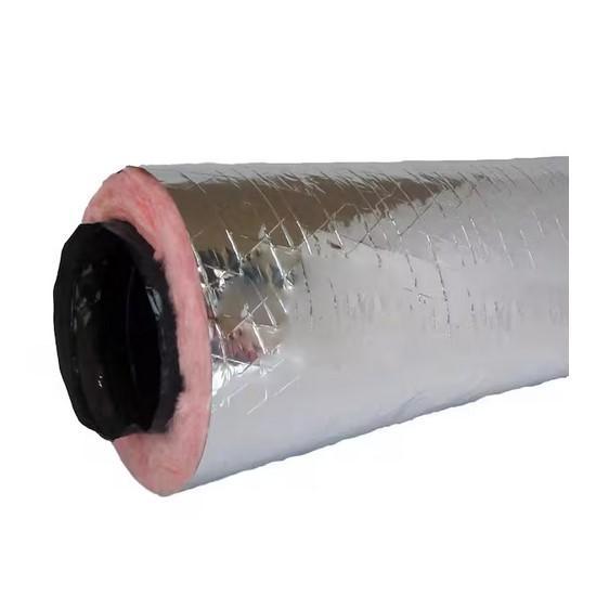 Plumbing - Everbilt 6 in. x 25 ft. R6 Insulated Flexible Duct Silver Jacket - Est Retail $1,582- 1plt