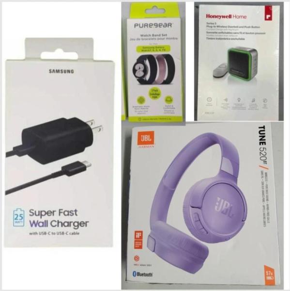 Trail Cameras, Doorbell, Headphones, Earbuds, Chargers/Pads & More