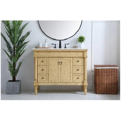 Elegant Lighting VF13042AB-VW Vanity Set - MSRP $1,380