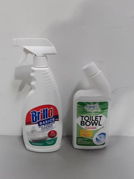 Bed Bath & Home- Spic And Span Deluxe Latex Gloves, DOLLAR DEALS DD, Brillo Basics Dish Detergent - MSRP $2,477