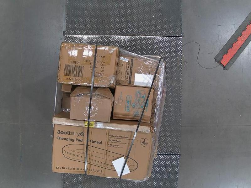 Unprocessed Manifested AMZ LPNs - Chaise Lounge Cushion, Storage Ottoman, Autdot Arched Mirror - MSRP $1,643