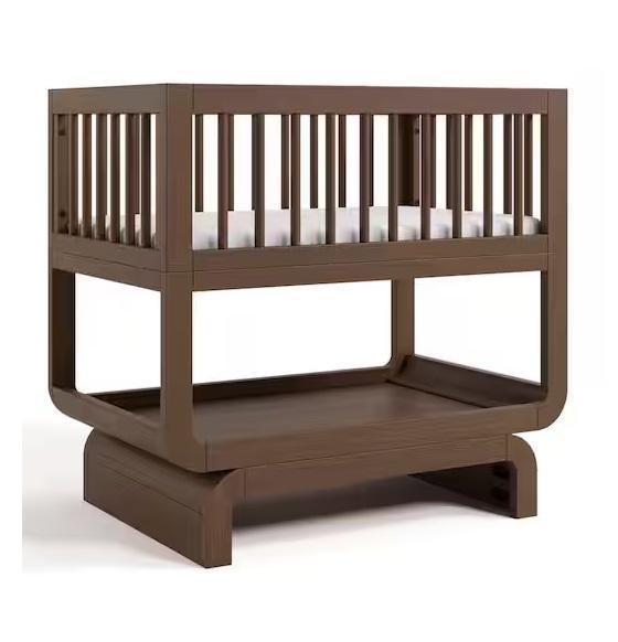 Home Decor - Storkcraft Santorini Hazelnut Deluxe 3-in-1 Convertible Bassinet, Amanti Art, LAOTIES - Est Retail $2,224