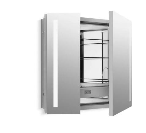 Kohler K-99009-TLC-NA Lighted Two Door Medicine Cabinet - MSRP $1,359