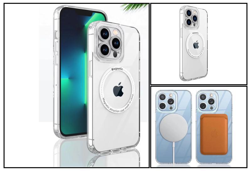 [500 Pcs] Stylish MagSafe Cases- iPhone 17,16Pro,15ProMax Shock Proof