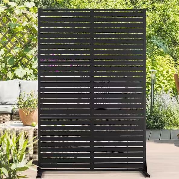 Dovelina 72inHx47inW Galvanized Metal Wall Sculptures Outdoor Privacy Screens - Est Retail $1,846