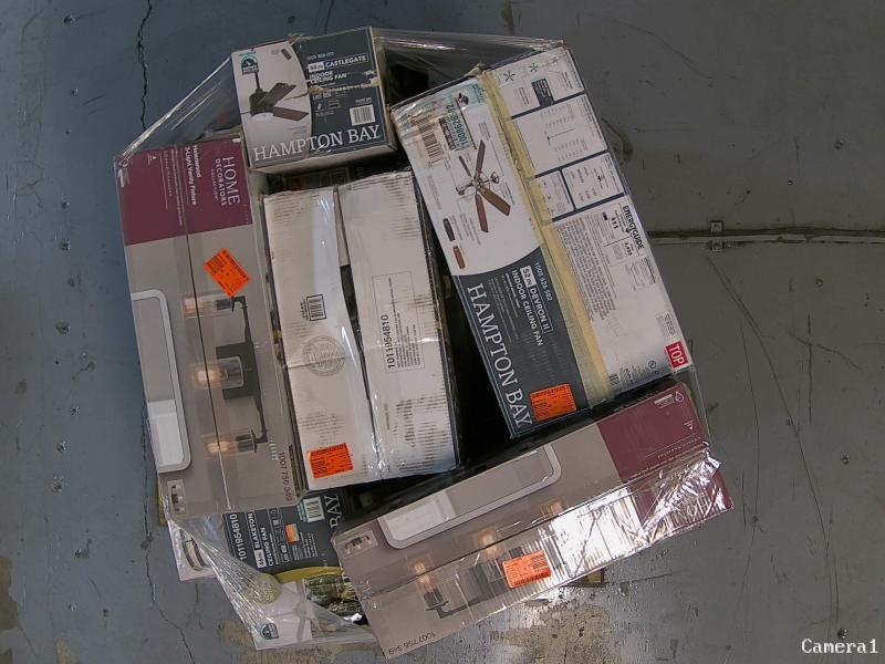 Lighting & Electrical - Commercial Electric High Velocity 6ft Ceiling Fan, Artika, HDC, Hampton Bay - Est Retail $3,802