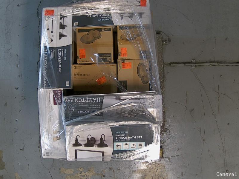 Lighting & Electrical - HDC Makenna 60in LED Ceiling Fan, Hampton Bay, Commercial Electric - Est Retail $3,231