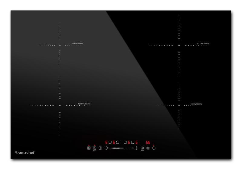 Major Appliances - AMZCHEF Electric Cooktop & Washer Suspension Rods - MSRP $1,311