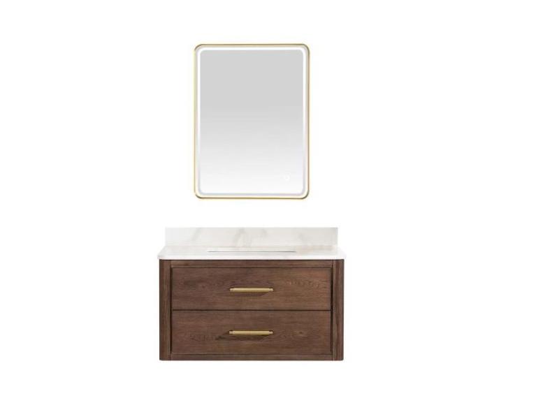Miseno MV-706636-AD-BK Vanity Set - MSRP $1,302