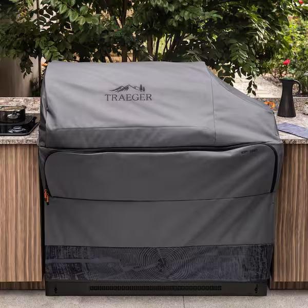 Seasonal - Traeger Outdoor Grill Cover, Cast Iron Griddle Plate for Grill, Everbilt Canopy - Est Retail $1,523- 1plt