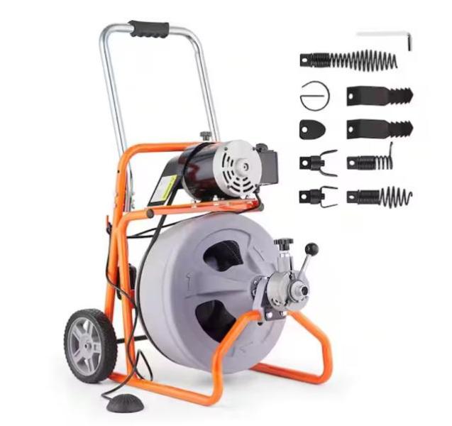 Plumbing- VEVOR Sewer Snake, AKDY Sink, Dueyeeri Sink - Est Retail $2,696- 1plt