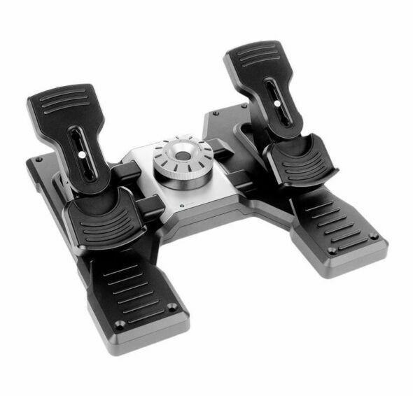Electronics - G Flight Professional Simulation Rudder Pedals with Toe Brake - MSRP $2,039