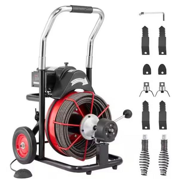 Plumbing - VEVOR Drain Cleaner Machine, VANITYFUS Sink, LORDEAR, Swiss Madison, KeonJinn, VEIKOUS - Est Retail $2,354