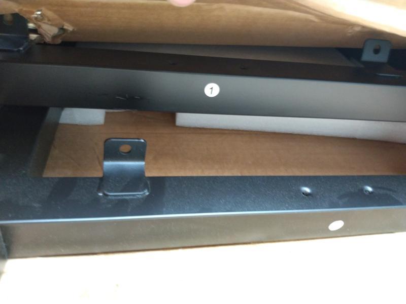 Dorman Center High Mount Stop Light, SINMEIRUN 20.3ft Telescoping Ladder, Perlegear Mobile TV Stand - MSRP $1,975