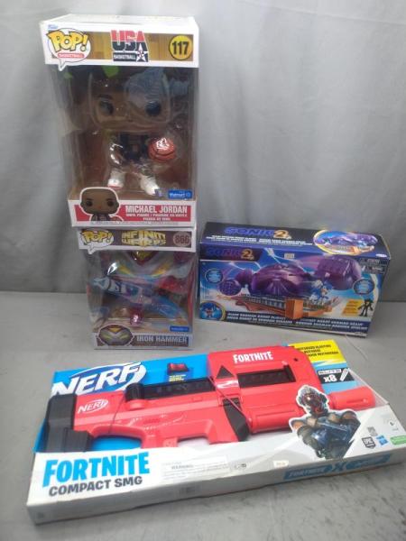 Toys & Games - Pop Animation 17pk, FUNKO Halloween Michael Myers, Marvel Spider-Man, NERF Blasters - MSRP $2,450