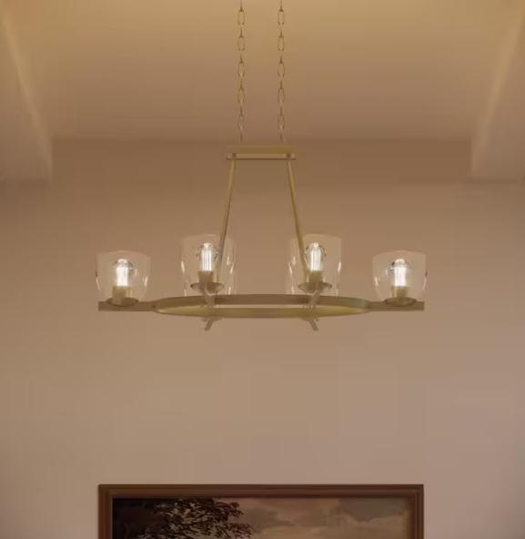 Lighting & Electrical- Progress Lighting Chandelier, BRIOSCO COLLECTION 1-LIGHT  - Est Retail $4,432- 1plt