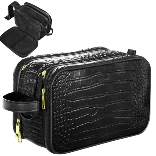 Luggage & Handbags - Dot&Dot Leather Toiletry Bag, HomemeDiary Crescent Shoulder Bag - MSRP $3,550