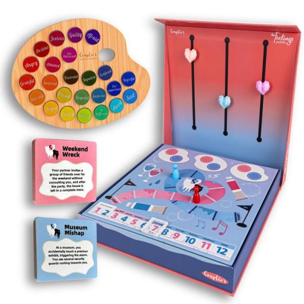 Toy- Feelings Palette Couple Games or Date Night Ideas Intimacy Relationship Conversation Starters   - MSRP $7,280