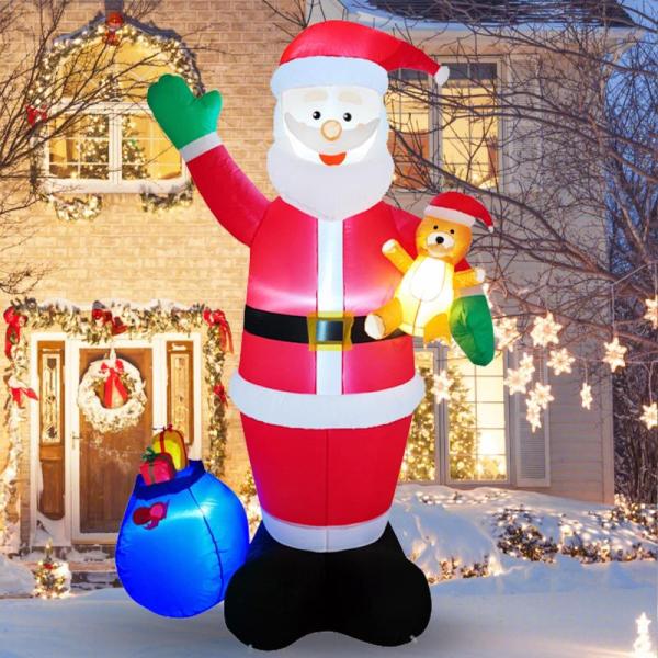 Holiday - Gnome Christmas Ornaments, Christmas Inflatables Outdoor Decorations - MSRP $8,281
