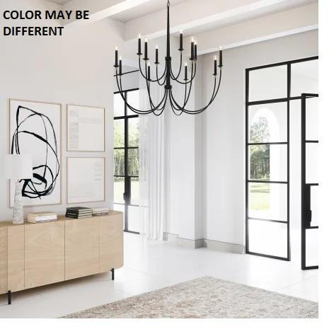 Capital Lighting 445601KB Candle Chandelier - MSRP $1,630