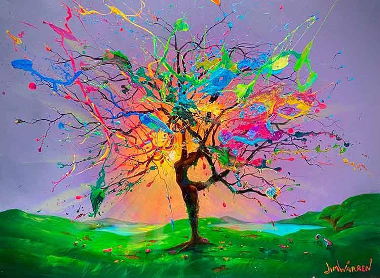 30 Hand Signed Jim Warren canvas gicles Top Sellers - Investment Art