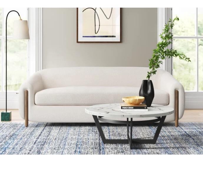 Truckload -Housewares - Amaryllis 86.5'' Sofa, Greyson Leather Match Power Rocking Recliner, Sleeper Sofa -MSRP $41,514