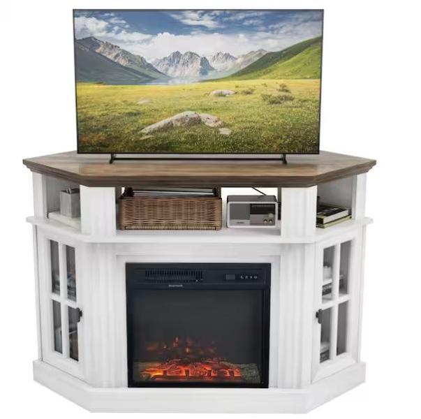 Home Decor - LACOO Corner TV Stand, Feit Electric, Kate & Laurel, DR.Planzen, Nearly Natural - Est Retail $1,814