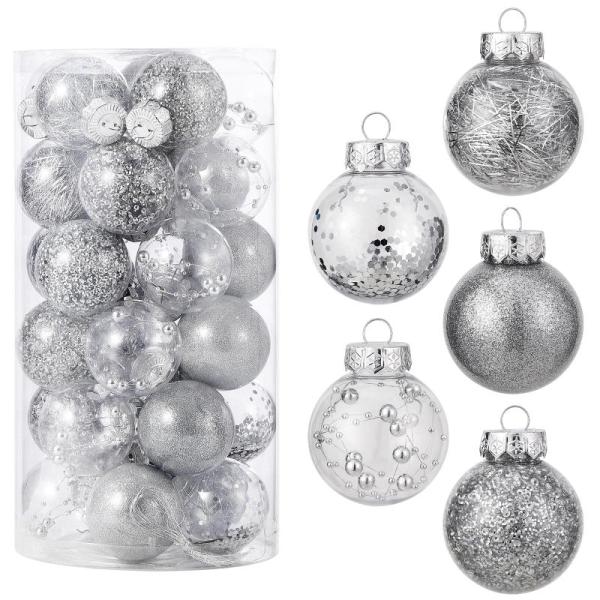 Home- Garvee 30 Pcs Christmas Ball Ornaments, Water Table Pump, Creative Co-Op Round Glass - MSRP $1,810