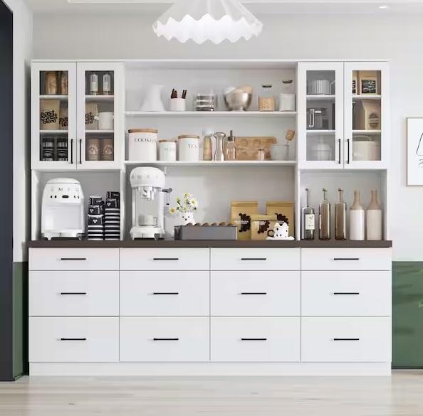 Home Decor - FUFU&GAGA Food Pantry Cabinet W/ 12 Drawer, International Concepts, HOMESTYLES, VEVOR - Est Retail $1,277