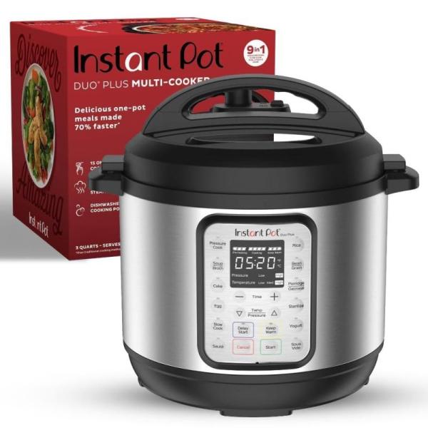 Kitchen- Instant Pot Duo Plus 9-in-1 Multicooker, Pressure Cooker, Slow Cook, Rice Maker - MSRP $3,549