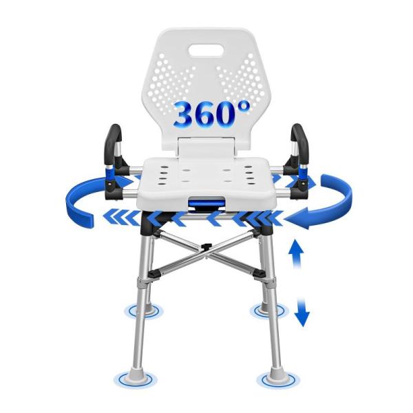 Home- Swive Shower Chair for Seniors, Zip Line Kit for Kids and Adults, NENBOLEC Sculpture Music Note - MSRP $2,458