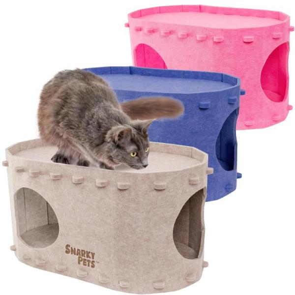 Pet Products- Tess & Liza Felt Cat Cave, POPPAW Dog Probiotics & Digestive Enzymes - MSRP $1,363