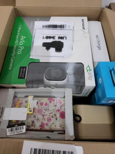 Electronics - JLab JBuds Active Noise Cancelling, Hearth & Hand AM/FM Bluetooth Radio - Est Retail $695