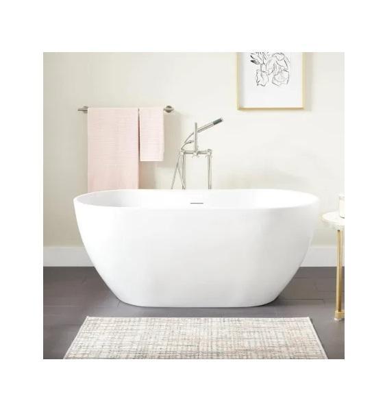 Signature Hardware SHHBFSO5930AWH Soaking Bathtub - MSRP $2,149