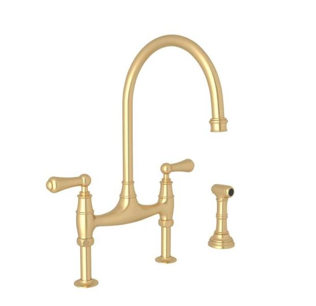 Perrin and Rowe U.4719L-SEG-2 - Kitchen Faucet, 88876-GL - Hand Shower  - MSRP $11,526