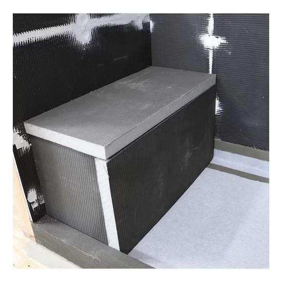 Plumbing - Everbilt XPS Waterproof Shower Bench Backer Board- Est Retail $1,735- 1plt