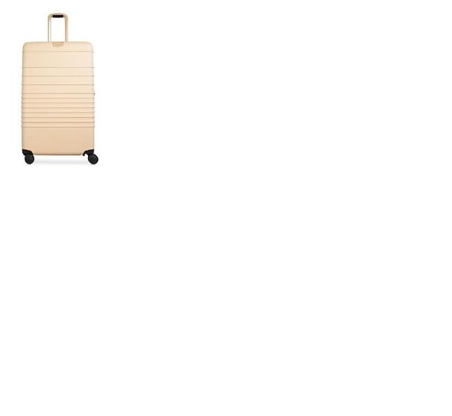 BEIS Large Check-in Roller, Beige - Original MSRP $298