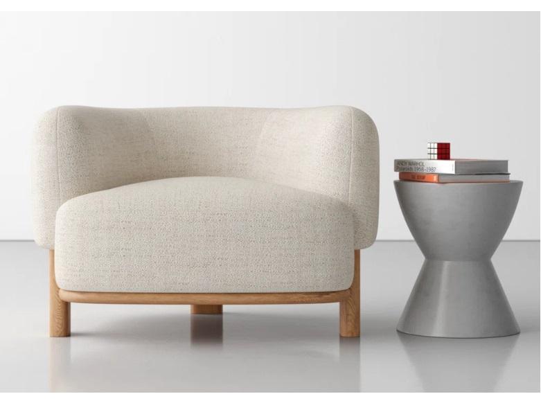 Housewares - Midtown Jive 96"L Rectangular Breakroom Table/Chair Set, Moris Upholstered Barrel Chair - MSRP $5,386