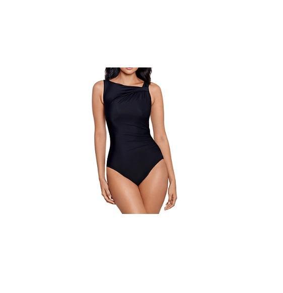 Apparel - Miraclesuit Swimwear Rock Solid Avra Underwire High Neck 1pc, SKIMS, Natori, BECCA - Original MSRP $3,308