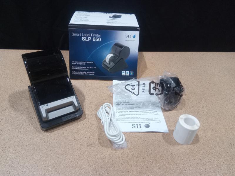 Seiko SLP650 Versatile Direct Thermal Desktop Label Printer w/ USB Interface - MSRP $131