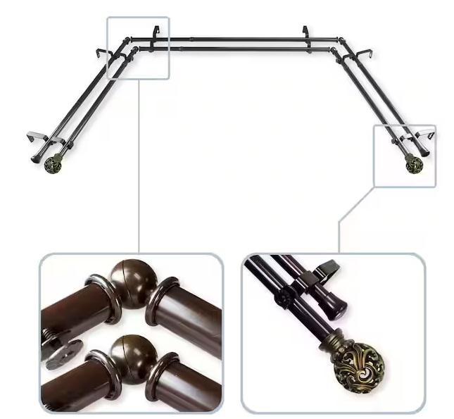 Window Decor - Rod Desyne, HDC, EMOH, Chicology, Perfect Lift Window Treatment, EXCLUSIVE HOME - Est Retail $8,271