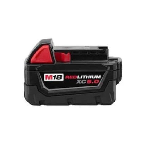 Milwaukee M18 18-Volt 5.0 Ah Lithium-Ion XC Extended Capacity Battery Pack - MSRP $169