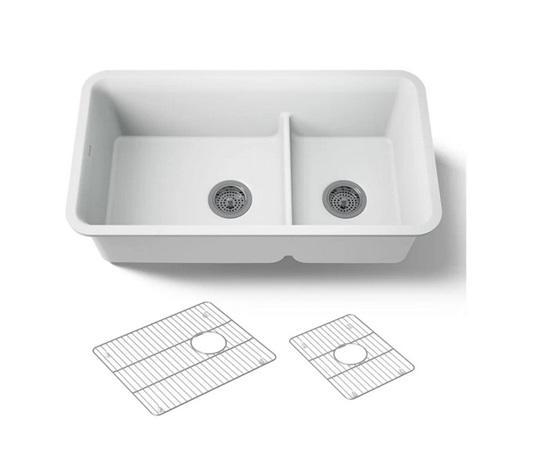 Kohler K-27786-CM6 Kitchen Sink - MSRP $603