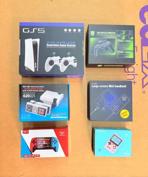 Bulk Lot of Retro-Style Game Consoles & Handhelds